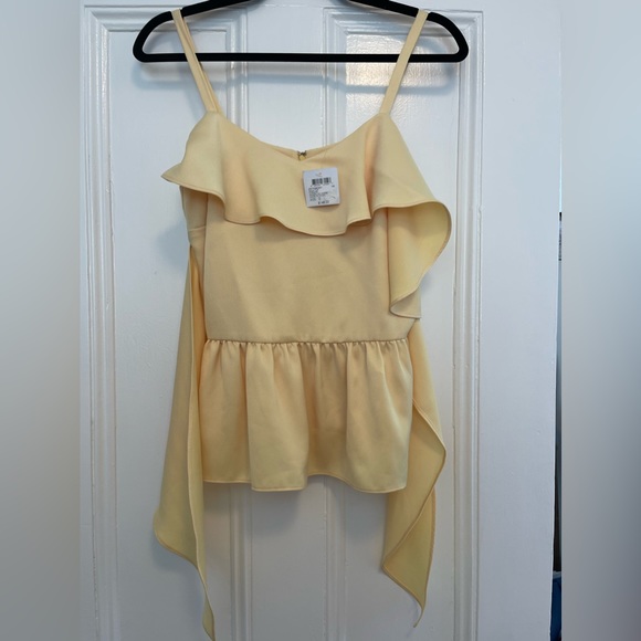 NWT Club Monaco Akua Top Yellow/Gold - 0 - Picture 4 of 14